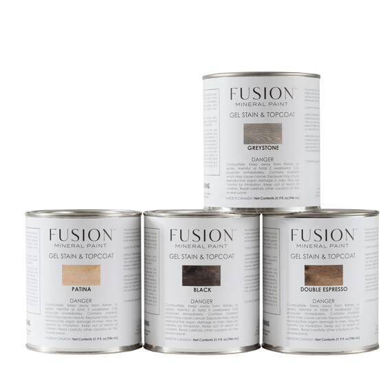Fusion Mineral Paint Gel Stain & Topcoat 946 mL 4 colours Etsy