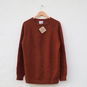 Rust pullover sweater sale