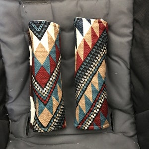 Cowboy Western Baby Car Seat Strap Covers, Baby Boy Shower Gift,  Baby Shower Gift