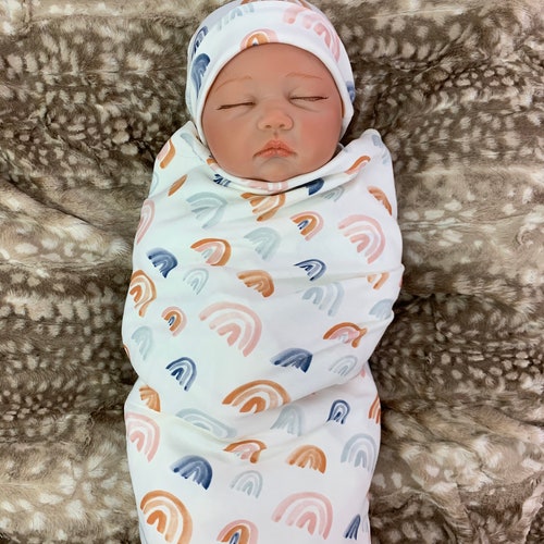 Rainbow Baby Newborn Gown coming Home Outfit Rainbow Gown Etsy