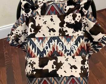 Baby Car Seat Tent, Cowboy Car Seat Canopy, Cowboy Baby Boy Shower Gift