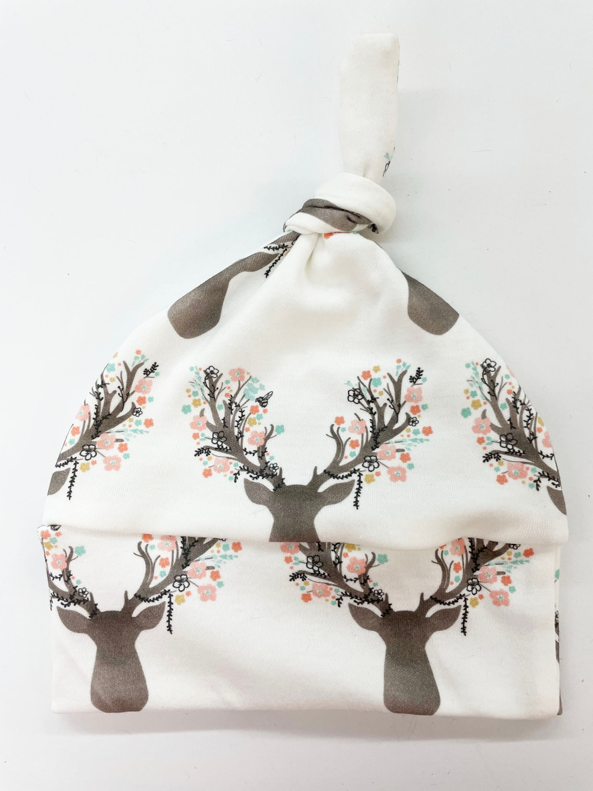 ファッションシーンで話題のこれから流行るブランド12選 Knot Baby Newborn Hat, Floral Pink Sunflower, , Fawn Floral 小物
