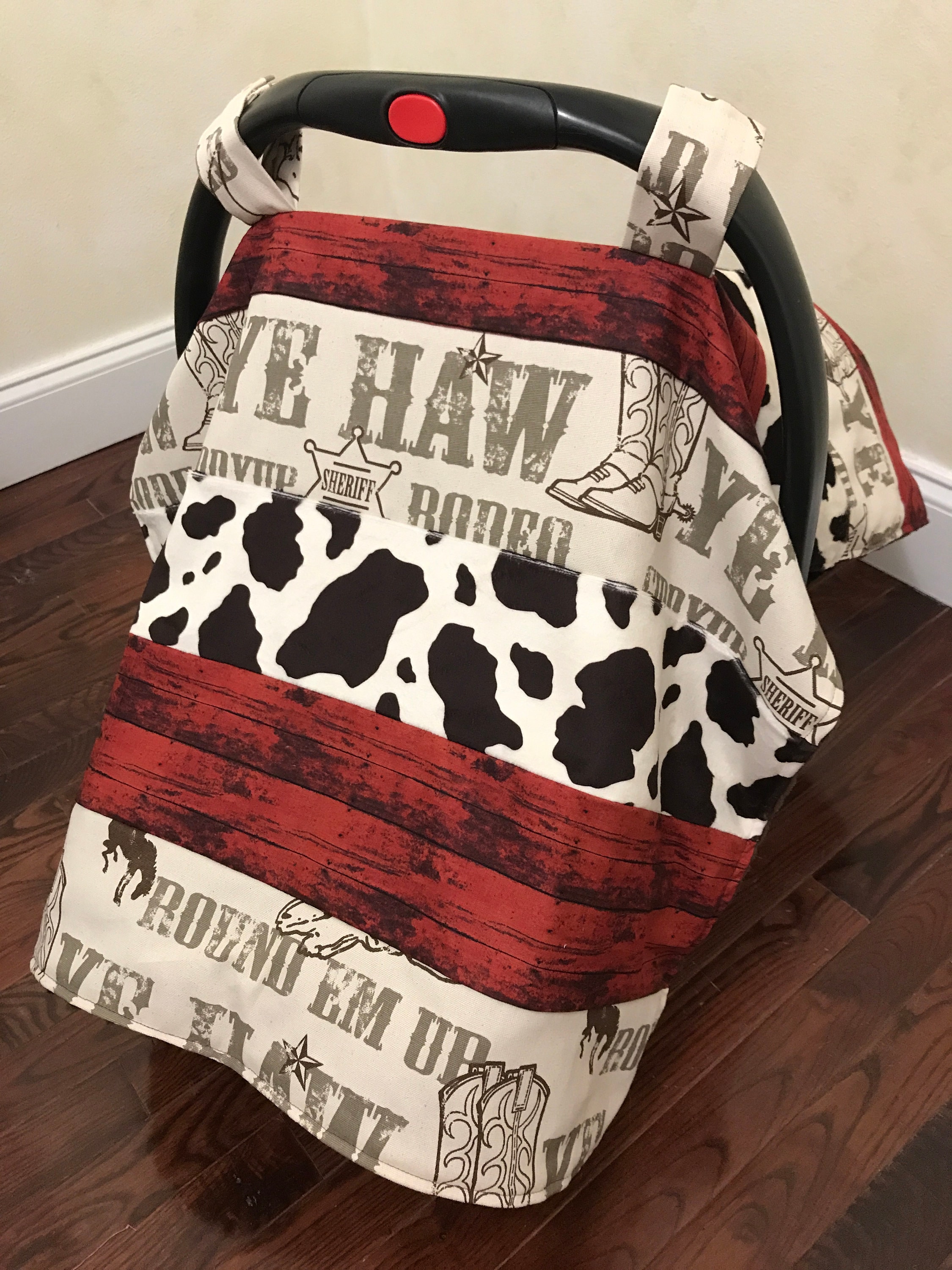 Baby Car Seat Tent Cowboy Car Seat Canopy Western Car Seat Etsy