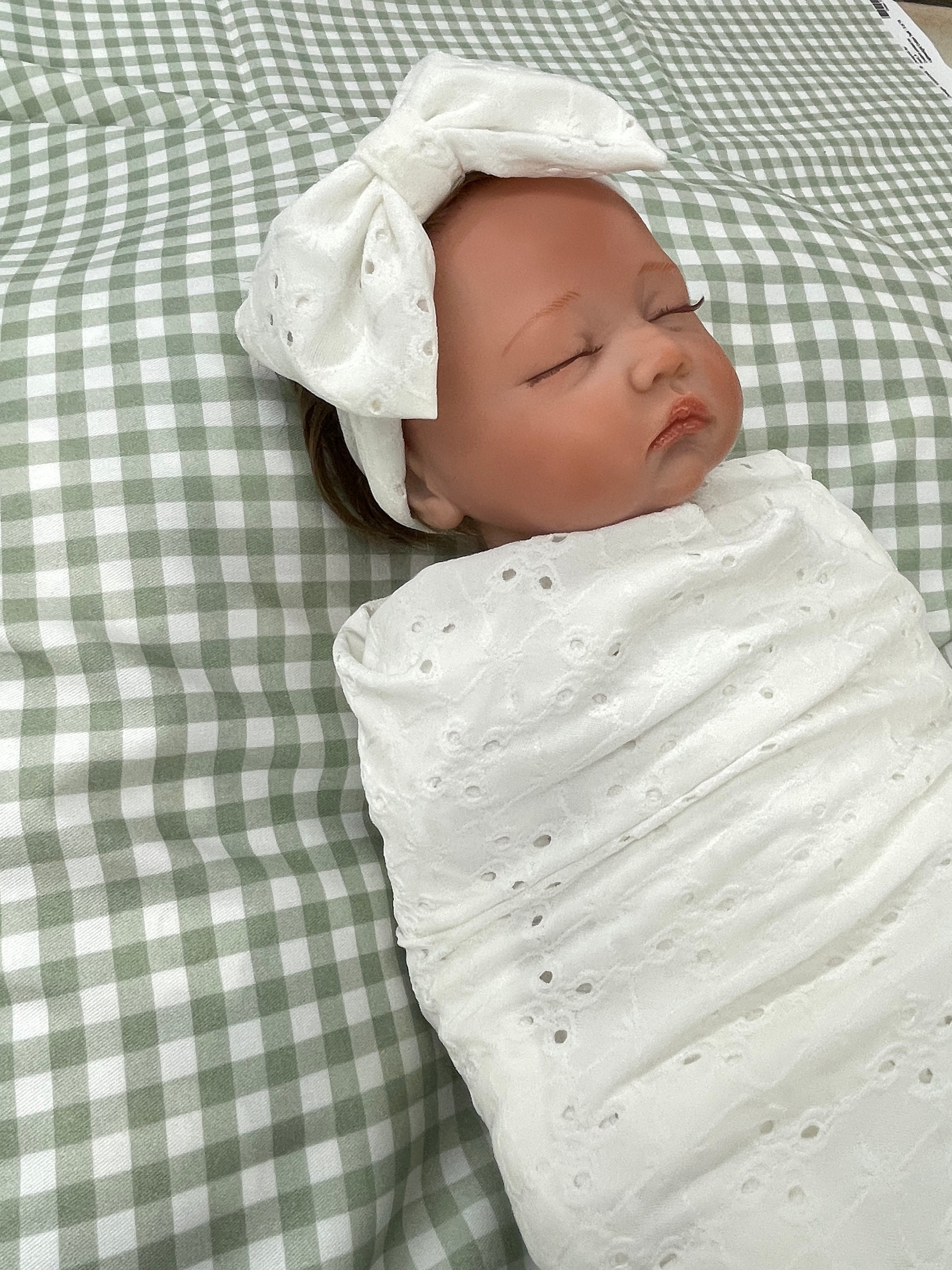 Swaddle blankets and headbands sale