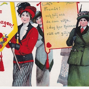Dia bissexto / Lindas mulheres elegantes - Cartão postal sueco vintage da década de 1920 - Demonstração de senhora - Artista de moda Assinado por Adèle Söderberg - 29 de fevereiro