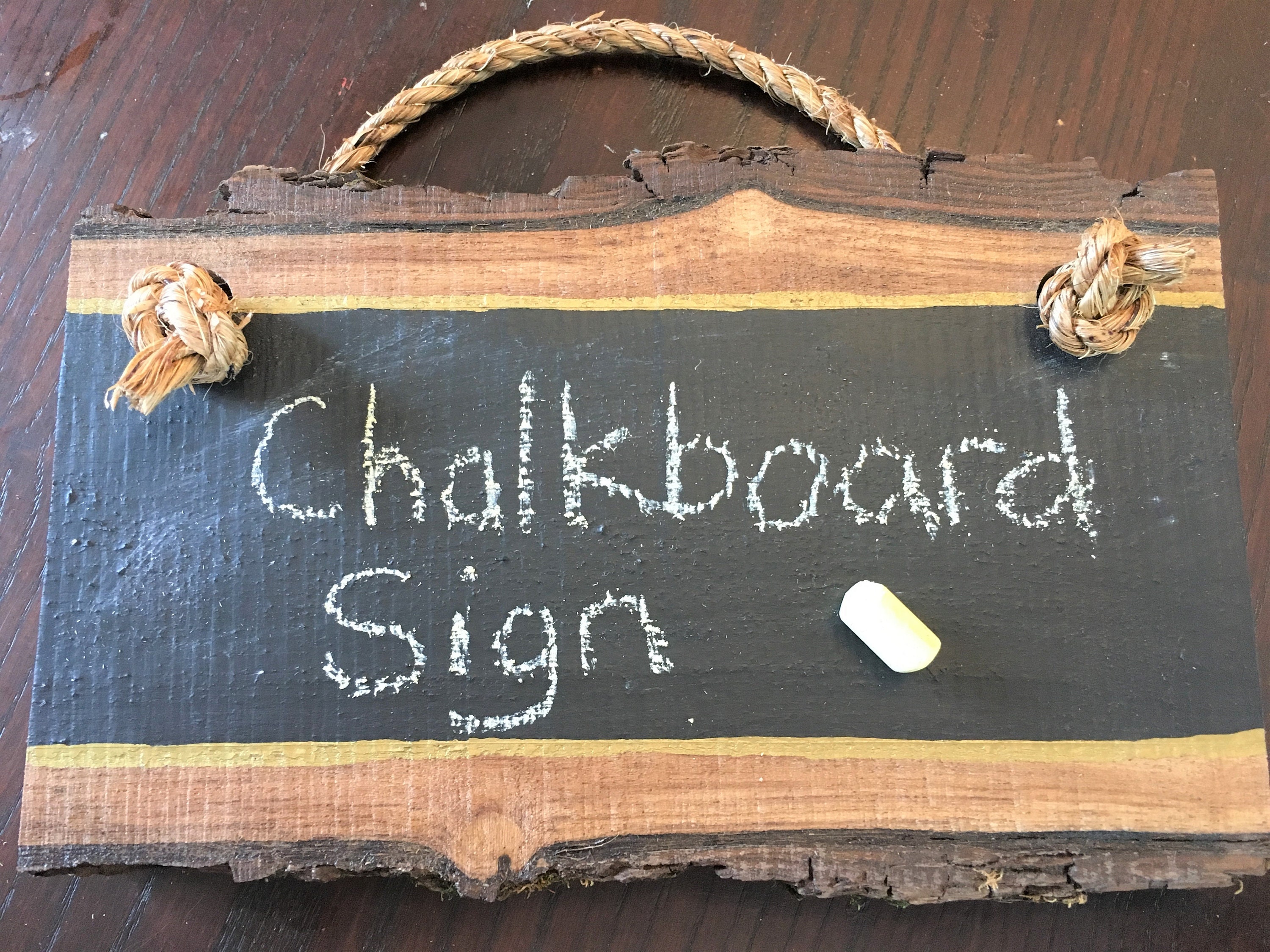 Rustic Chalkboard Sign Wood Rustic Wedding Decor Rustic Etsy