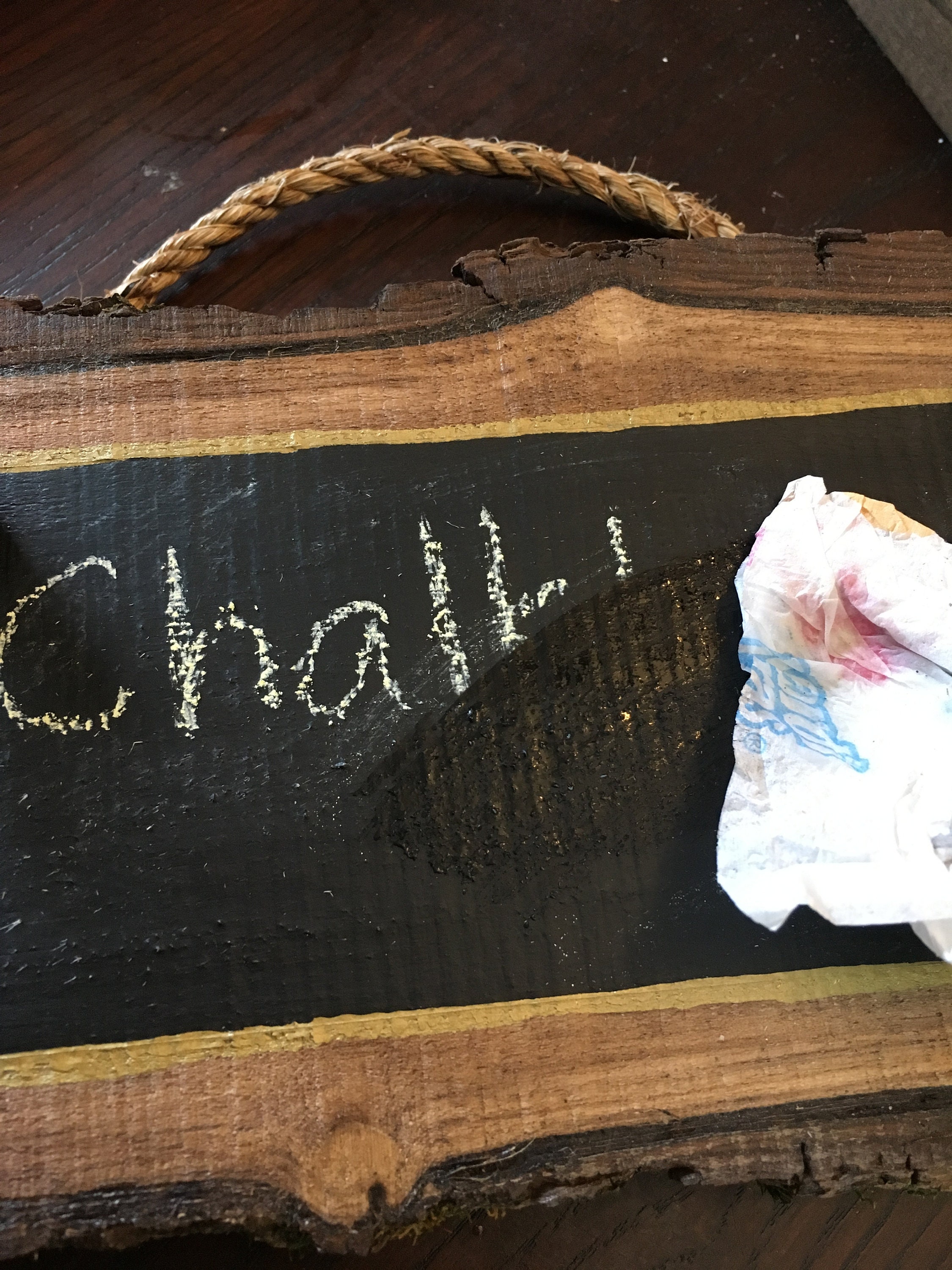 Rustic Chalkboard Sign Wood Rustic Wedding Decor Rustic Etsy