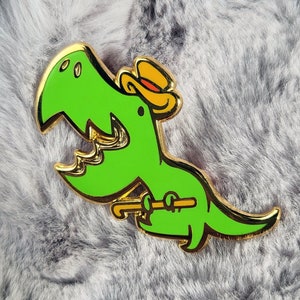 Dinosaurus pin, Trex emaille pin, schattige harde emaille pin, grappige pin, woordspeling emaille pin, eigenzinnige pin, tyrannosaurus rex pin, eigenzinnige emaille pin, dino