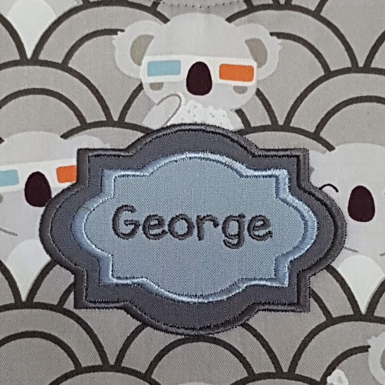 Personalised Baby Boy Bib Boys Bib With Embroidered Name Boy Etsy