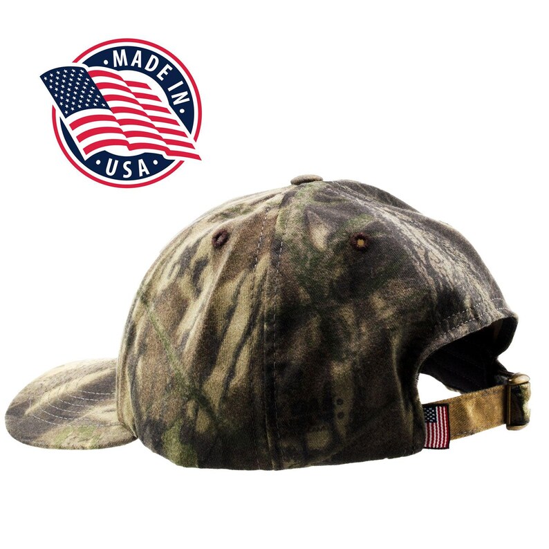 The Fly Fishing Place Logo Cap Low Profile Mossy Oak Break Up Camo USA image 2