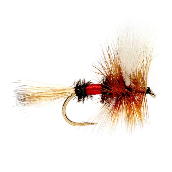 3-pack Royal Wulff Hair Wing Dry Fly Hook Size 16 Hand-tied Fly