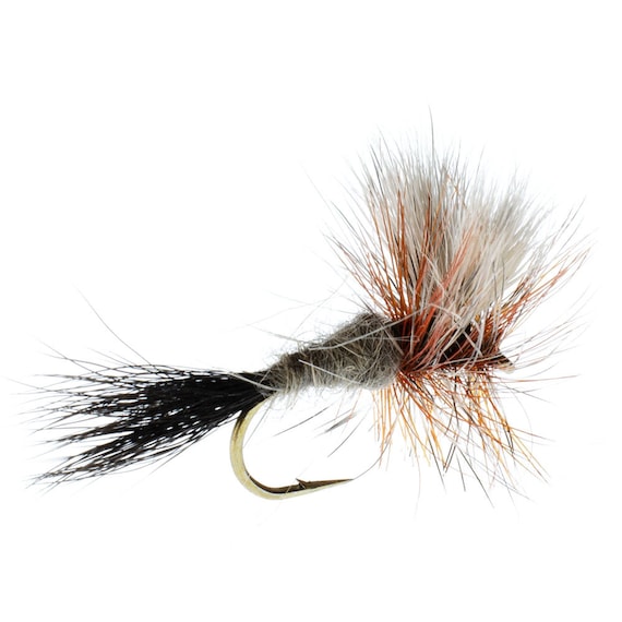 3-Pack Ausable Wulff Size 10 Classic Dry Fly - Hand Tied Fly Fishing Trout  Flies