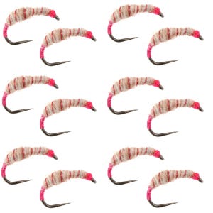 Utah Killer Bug - 12 Tenkara Flies - Size 10