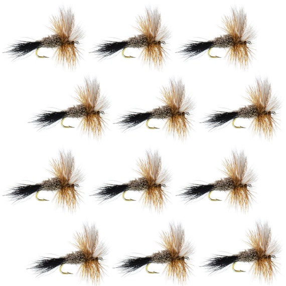 1 Dozen Irresistible Wulff Classic Dry Fly Hand Tied Fly Fishing