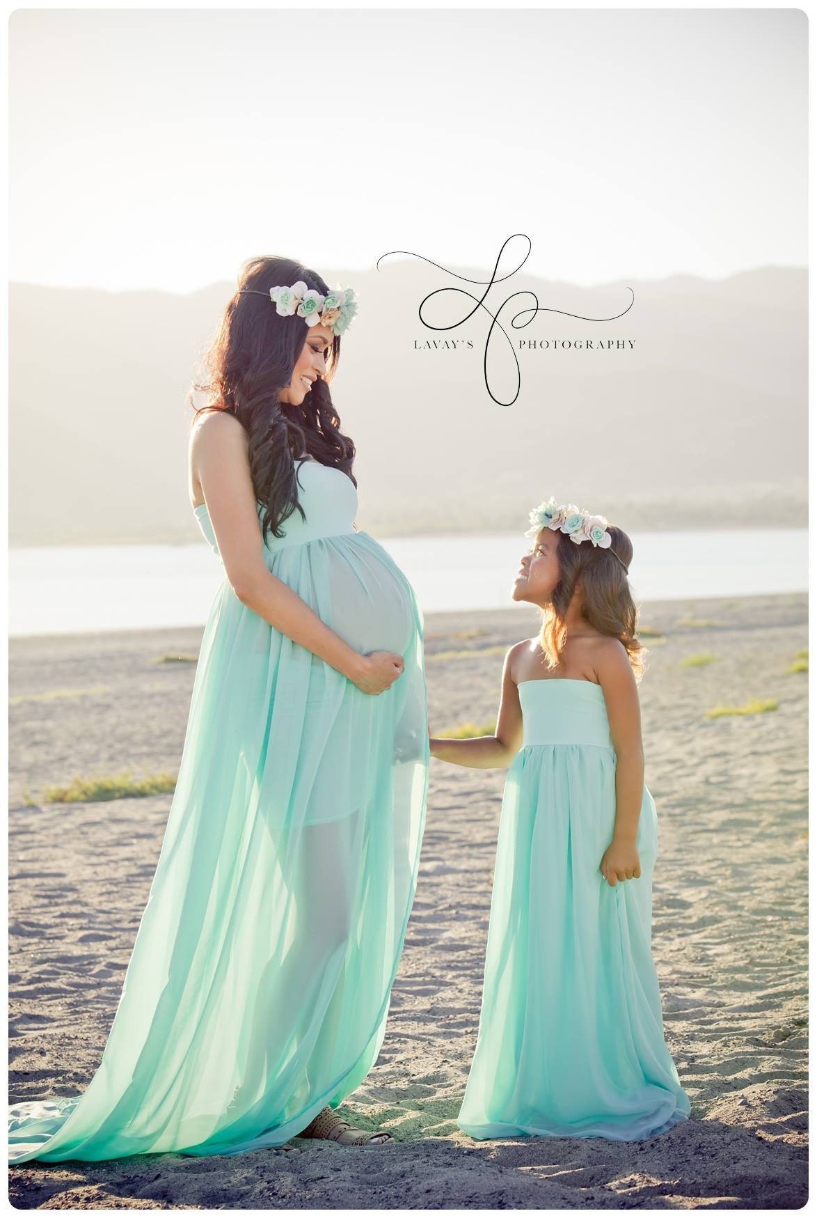 Mommy and daughter maternity outfits sales