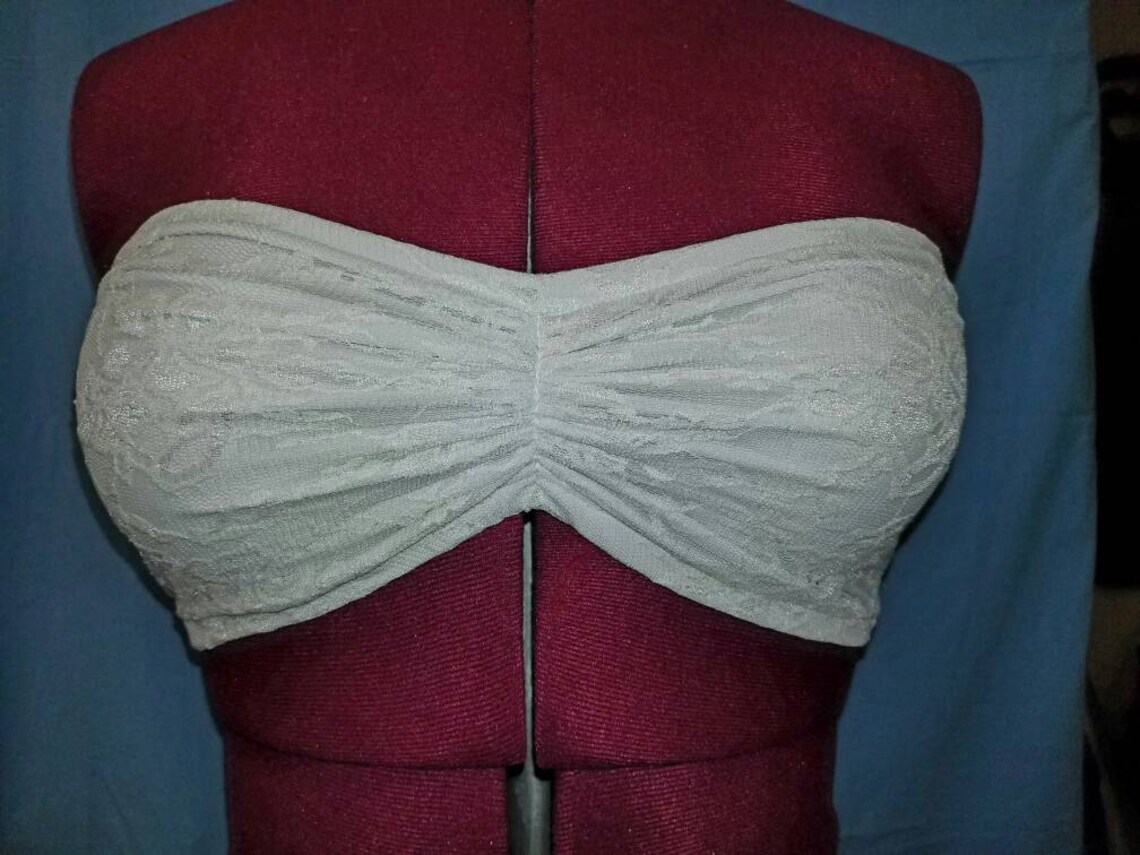Spandex/lace Sweetheart/tube Style Top/bandeau/shaper Bra for - Etsy UK