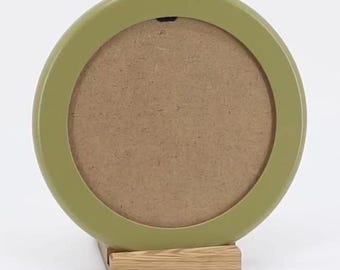 Round MDF Frame with Acrylic Insert