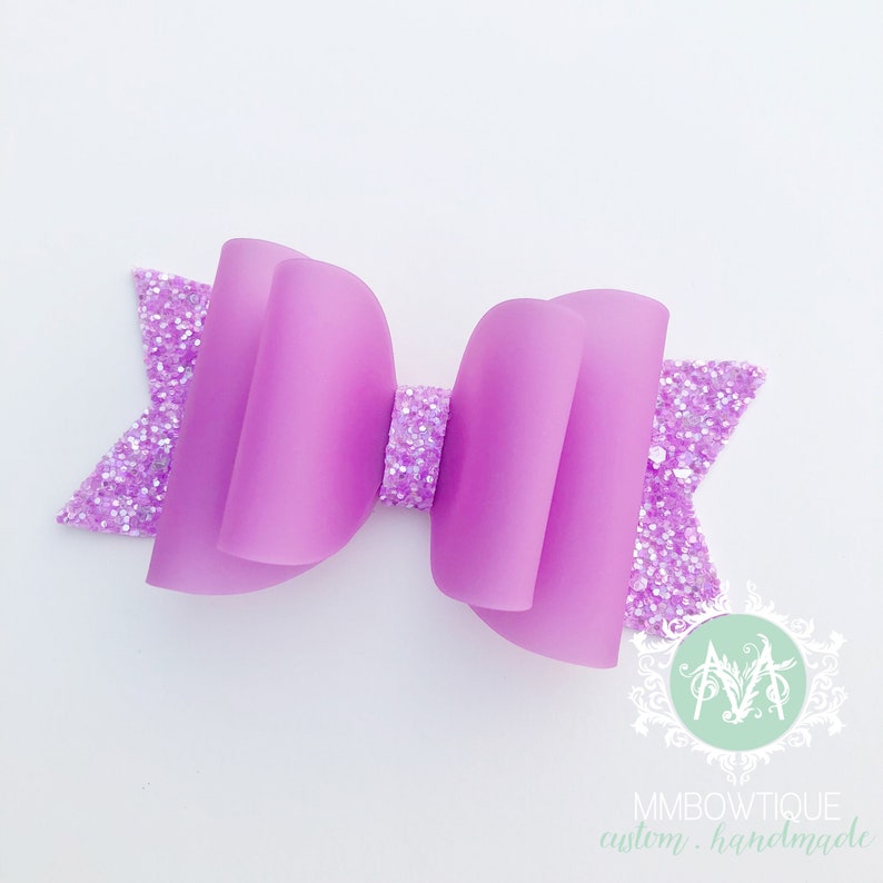 Baby Girl Headband Glitter Bow W/ Jelly Pvc Girls Hairbows Etsy Canada