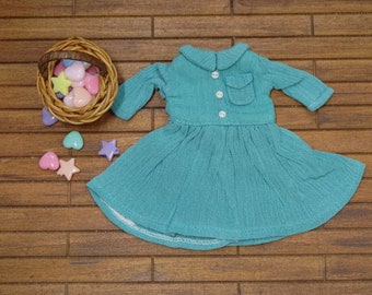 Cute Crepe Linen Cotton Dress - Blythe Doll - 2 colors