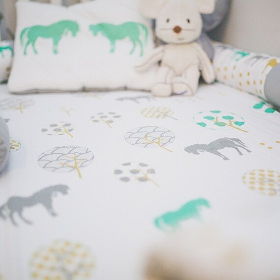 etsy mini crib bedding