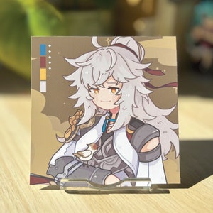 Jing Yuan Square Print (14.5cm) | Honkai Star Rail Fanart