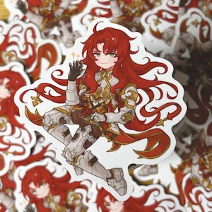 Argenti - Honkai: Star Rail | Glossy Vinyl Sticker
