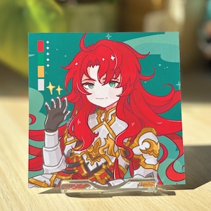 Argenti Square Print (14.5cm) | Honkai Star Rail Fanart