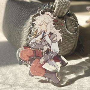 Jing Yuan - Double-Sided Acrylic Keychain/Keyring/Charm | Honkai Star Rail Fan Art