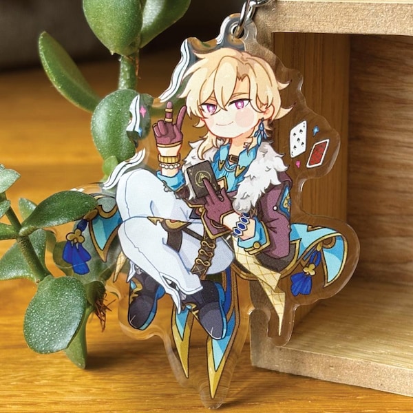 Aventurine - HSR Honkai Star Rail | Double-Sided Acrylic Keychain