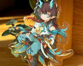 Imbibitor Lunae/Dan Heng - HSR Honkai Star Rail | Double-Sided Acrylic Keychain