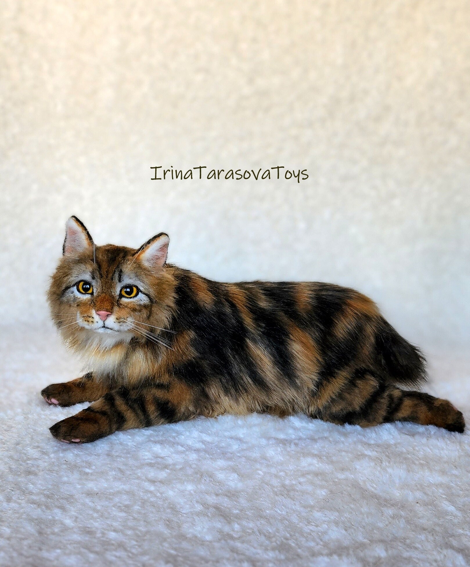 Realistic Cat Toy Stuffed Animal Taxidermy Decor Home Soft Sculpture Realistic cat toy stuffed animal taxidermy decor home soft sculpture
