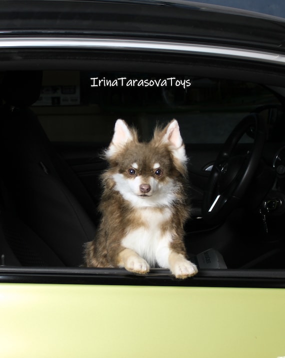 リアルな犬チワワ子犬ぬいぐるみレプリカペットぬいぐるみソフト彫刻