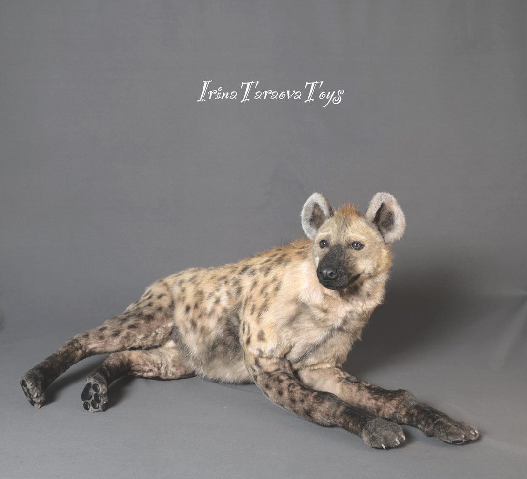 ハイエナの子供✾アートドール 海外作家様作アートドールライオンの子供