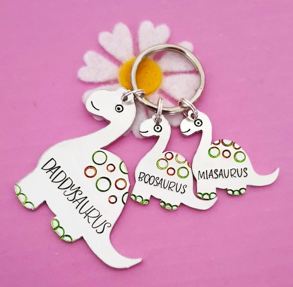 daddysaurus keyring