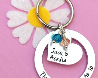 Nanna gift, This grandma belongs to keyring, grandma keyring gift, personalised, grandma gift, grandma keyring, grandchildren gift, grandma