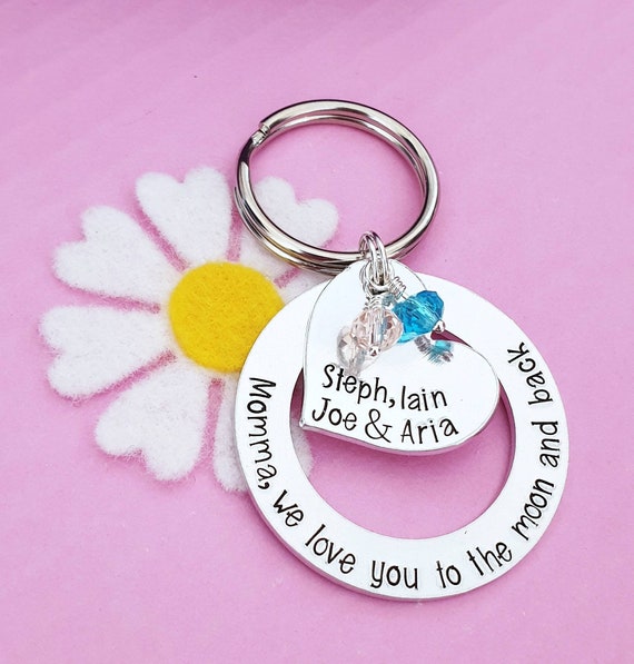handwriting engraved keychain