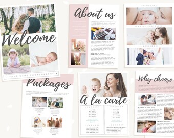 photography wardrobe guide for clients 6 pages template for etsy photoshop templates for photographers