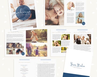 Photography Magazine, Welcome guide, 10 pages, Template for photographers, Magazine Template, Magazine Photoshop Template, PSD magazine