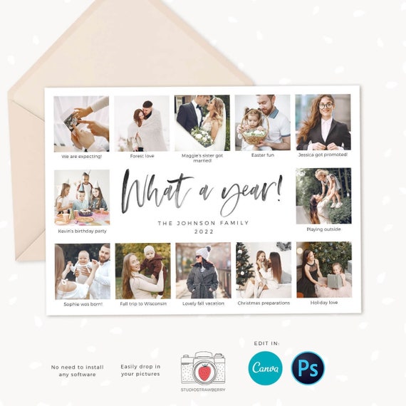 Year in Review Card Template Canva 2022 Collage Year in Etsy Canada Year in Review Card Template Canva 2022 Collage Year in Etsy Canada