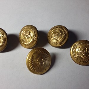 5 Rare Soviet General's Buttons (16 Republics) Size 24mm - Etsy