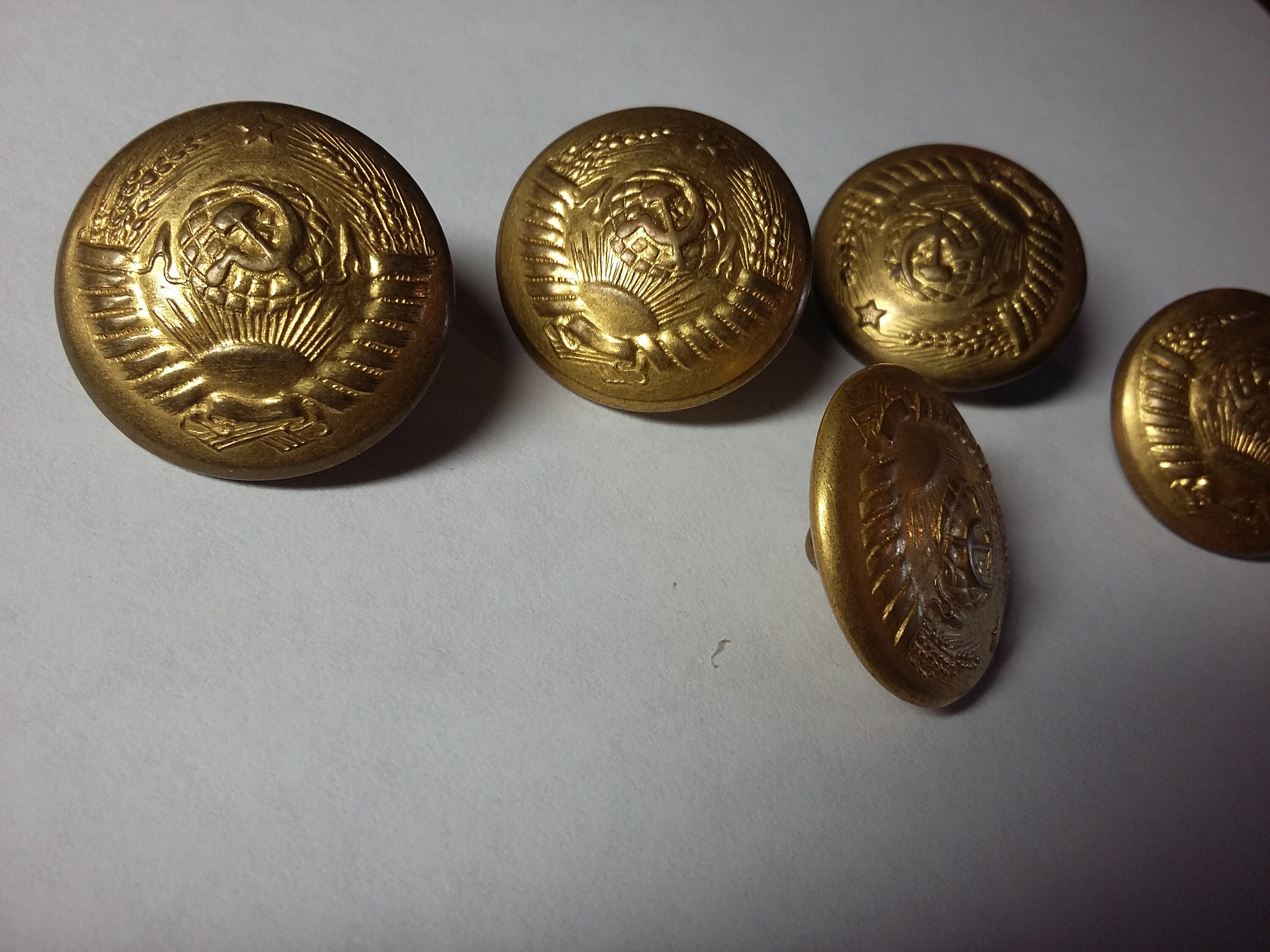 5 Rare Soviet General's Buttons (16 Republics) Size 24mm - Etsy