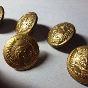 5 Rare Soviet General's Buttons (16 Republics) Size 24mm - Etsy