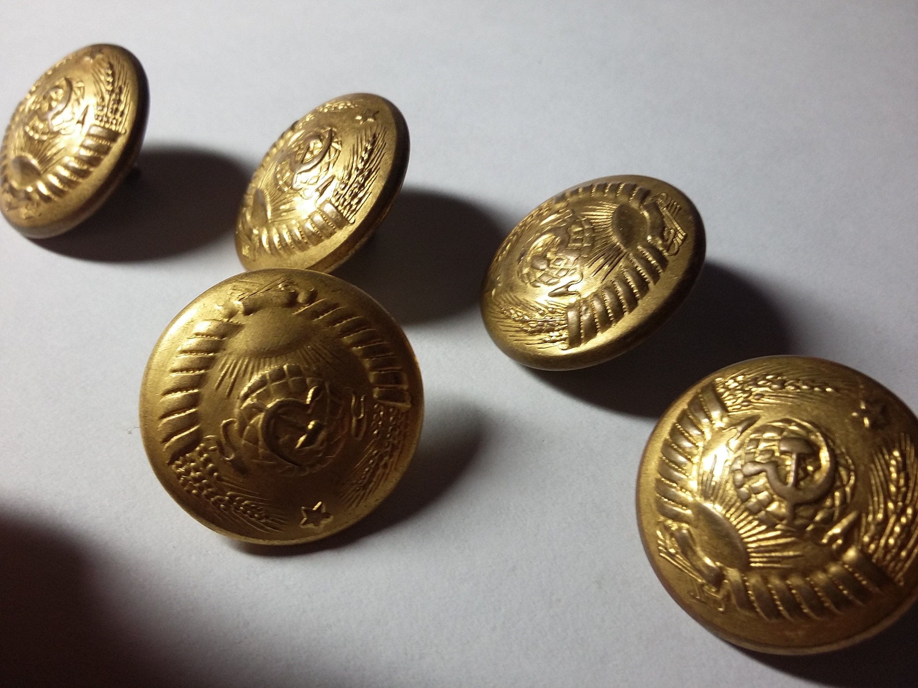 5 Rare Soviet General's Buttons 16 Republics Size 24mm - Etsy