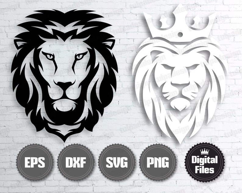 Free Free 251 Lion Head With Crown Svg SVG PNG EPS DXF File