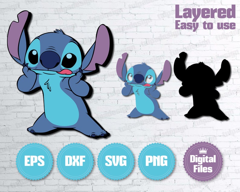 Download Stitch Layered Svg Stitch Clipart Lilo and Stitch Svg | Etsy
