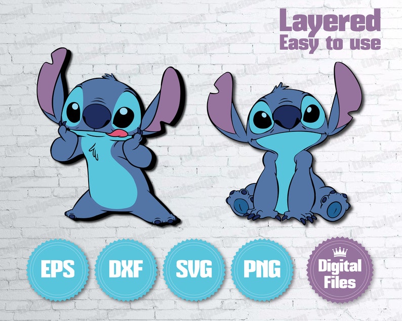 Download Stitch Layered Svg Stitch Clipart Lilo and Stitch Svg | Etsy