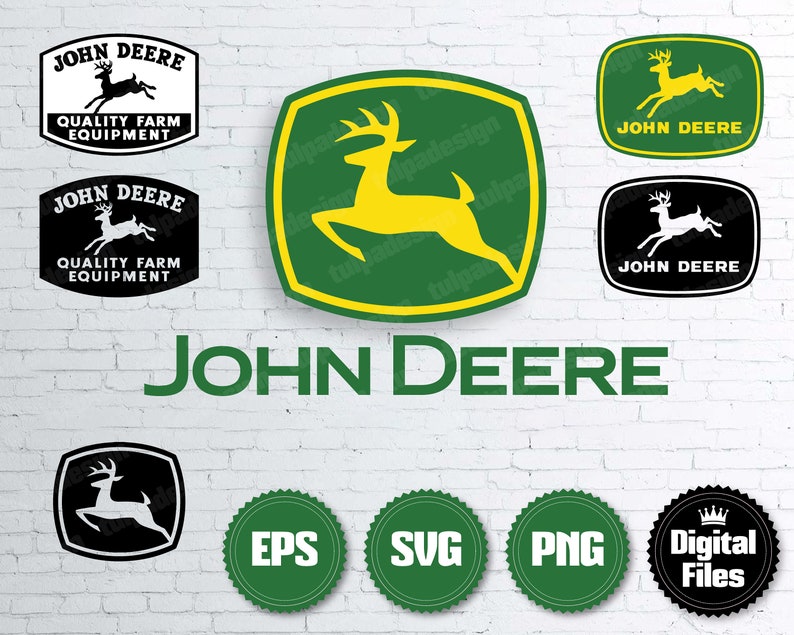 Download 6 John Deere Logos SVG File For Cricut Vector Cut File | Etsy