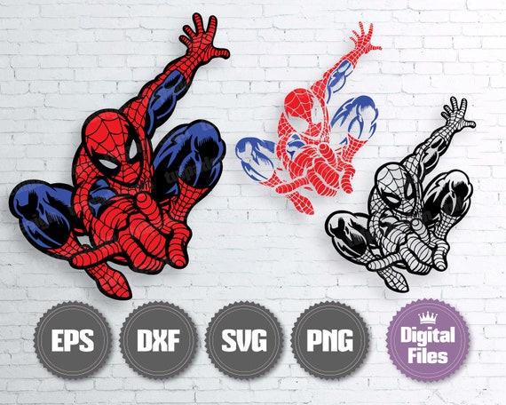 Download Spider Man SVG Cut file for Silhouette Cricut Spider Man ...