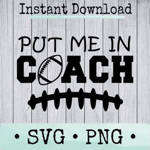 Football SVG File for Cricut Users, SVG for Football Coach Gift, Sports SVG for Football Mom, Toddler Shirt for Game Day, Football gift