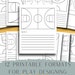 Basketball Printable Playbook for Coach Basketball Diagrams for Drawing ...